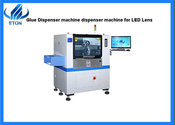 Machine de distribution de colle pour lentille LED