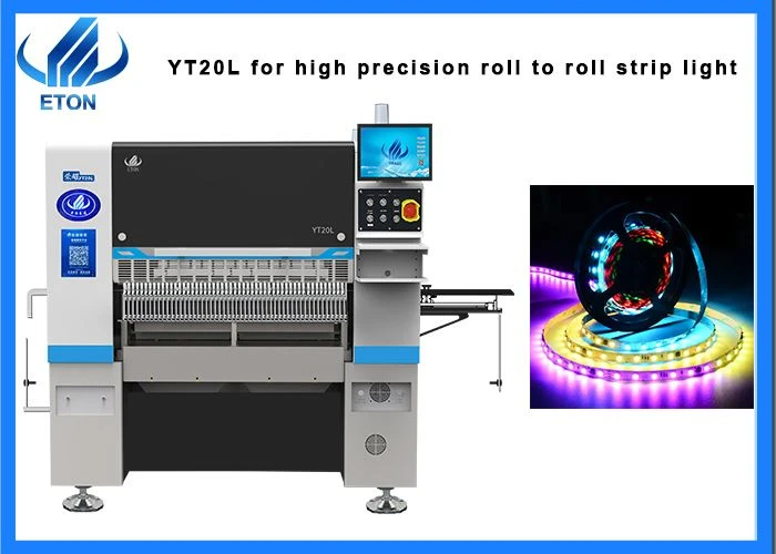 2024 Nouveau modèle Machine de placement SMT à grande vitesse pour les bandes de LED flexibles