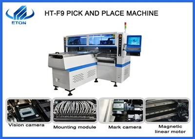 Machine de placement de SMT de bande flexible de carte PCB rigide maximum de la capacité 25K optimale 1,2M